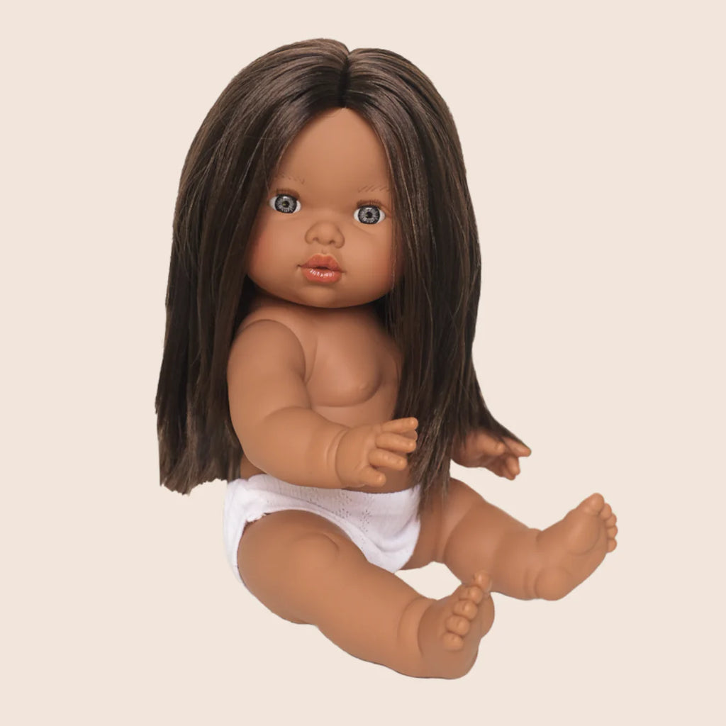 Mini Colettos, Isabel (Hispanic Girl, Brown Straight Hair and Blue Eyes)