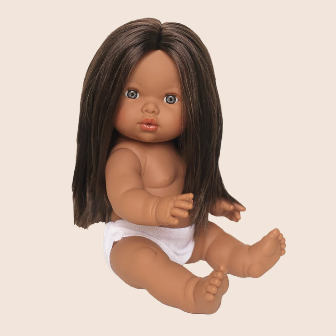 Mini Colettos, Isabel (Hispanic Girl, Brown Straight Hair and Blue Eyes)