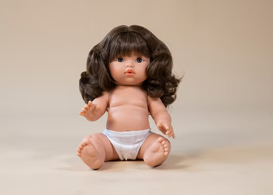 Mini Colettos, Aria (Brunette Girl Doll with Blue Eyes)
