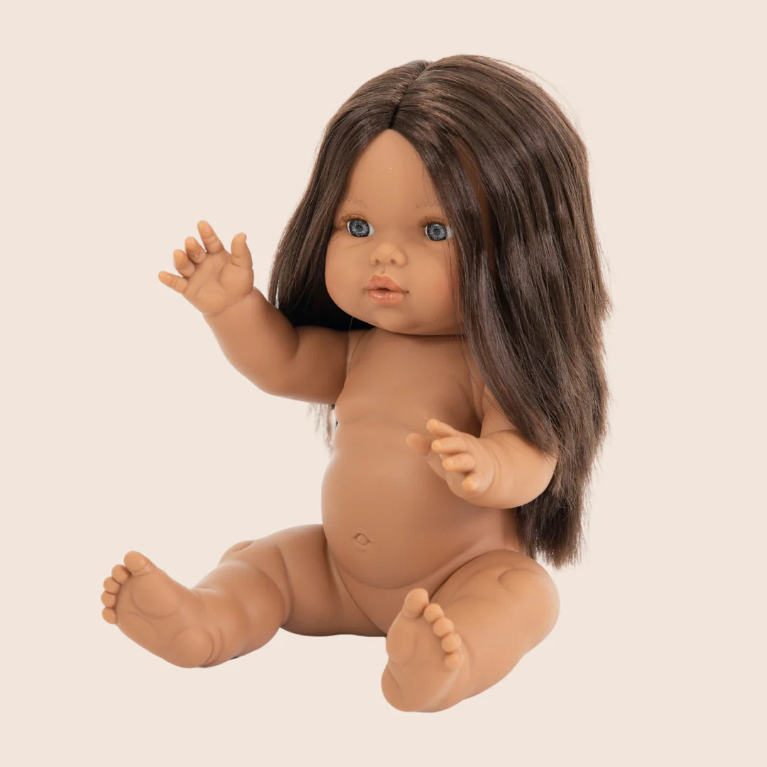 Mini Colettos, Isabel (Hispanic Girl, Brown Straight Hair and Blue Eyes)