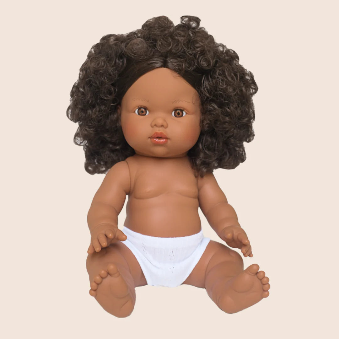Mini Colettos, Zaara (Hispanic Girl, Brown Curly Hair and Brown Eyes)