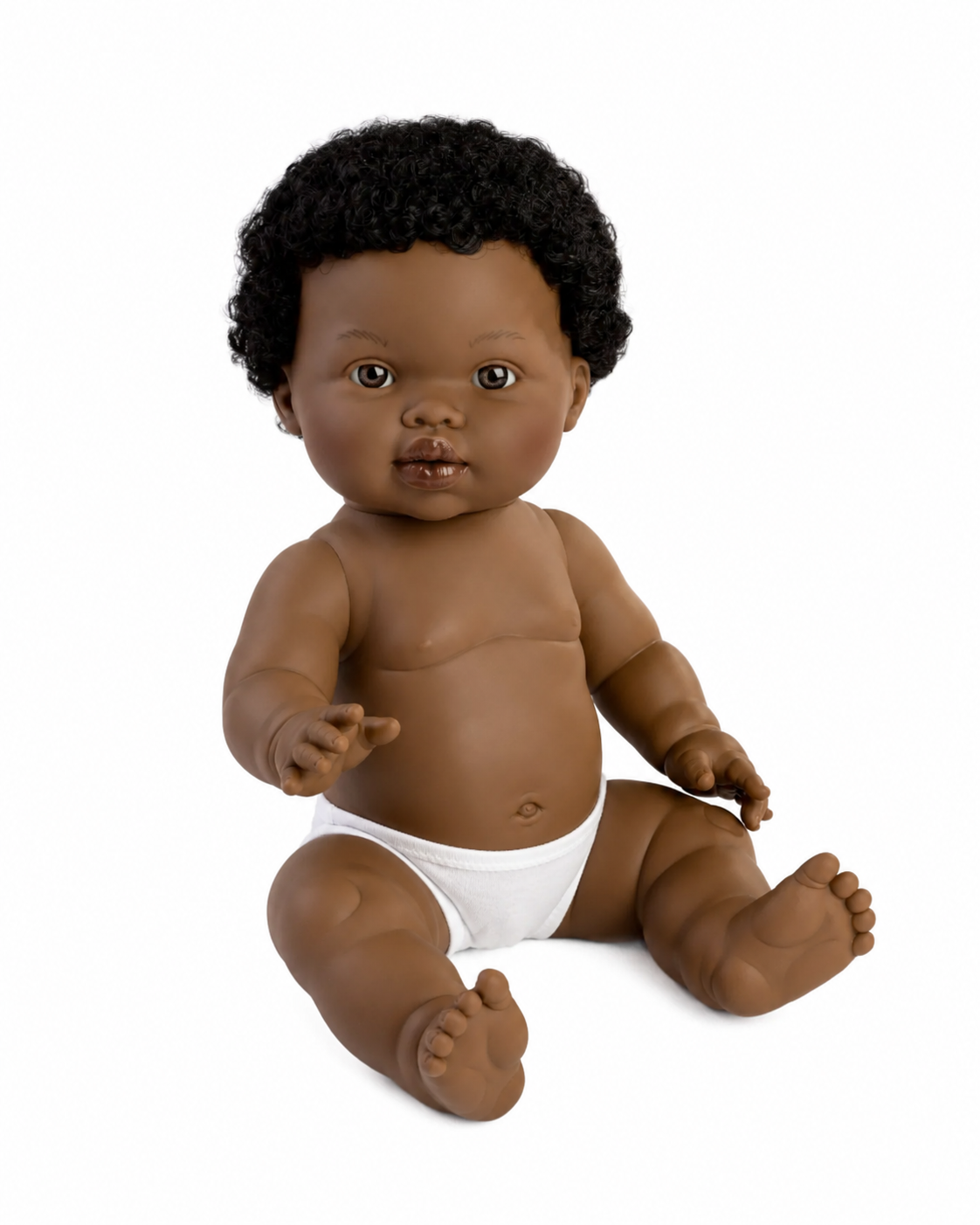 Mini Colettos, Satchel (African Boy Doll with Short Hair)