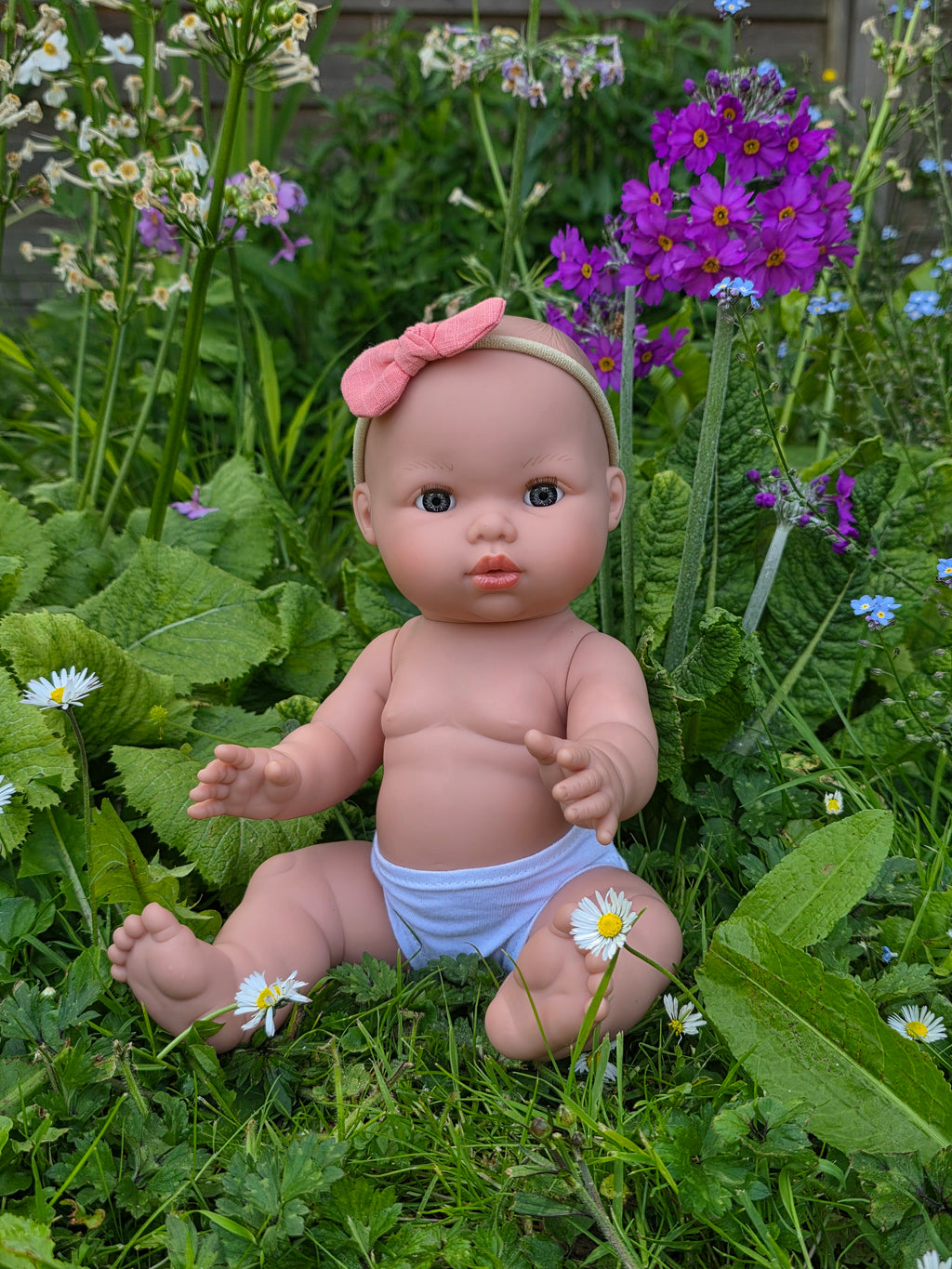 Mini Colettos, Mila (Baby Girl, without Hair and Blue Eyes)