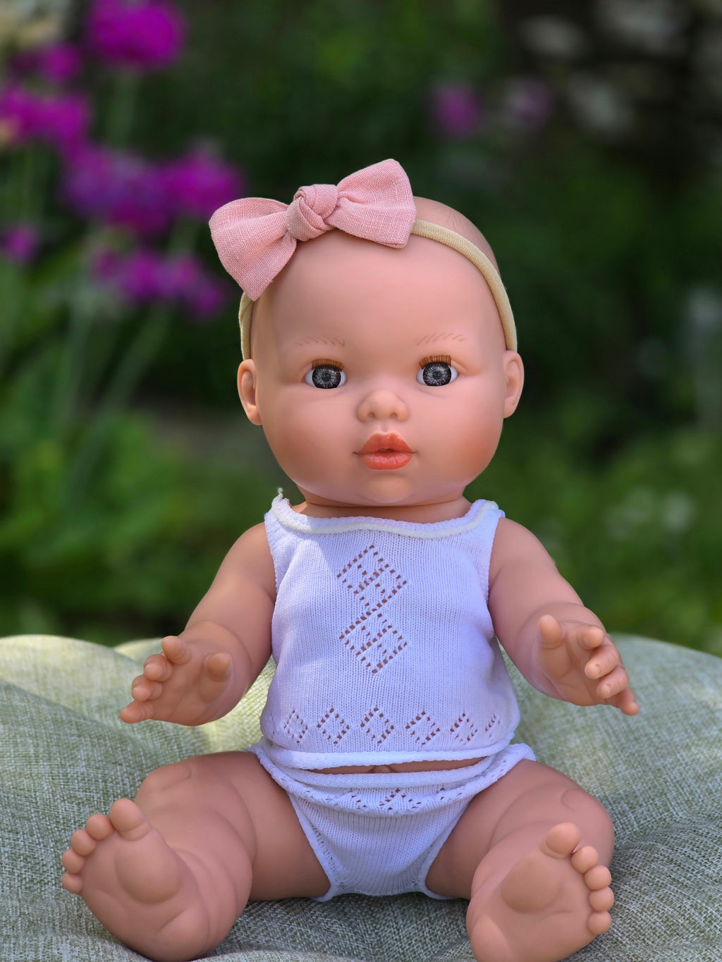 Mini Colettos, Mila (Baby Girl, without Hair and Blue Eyes)