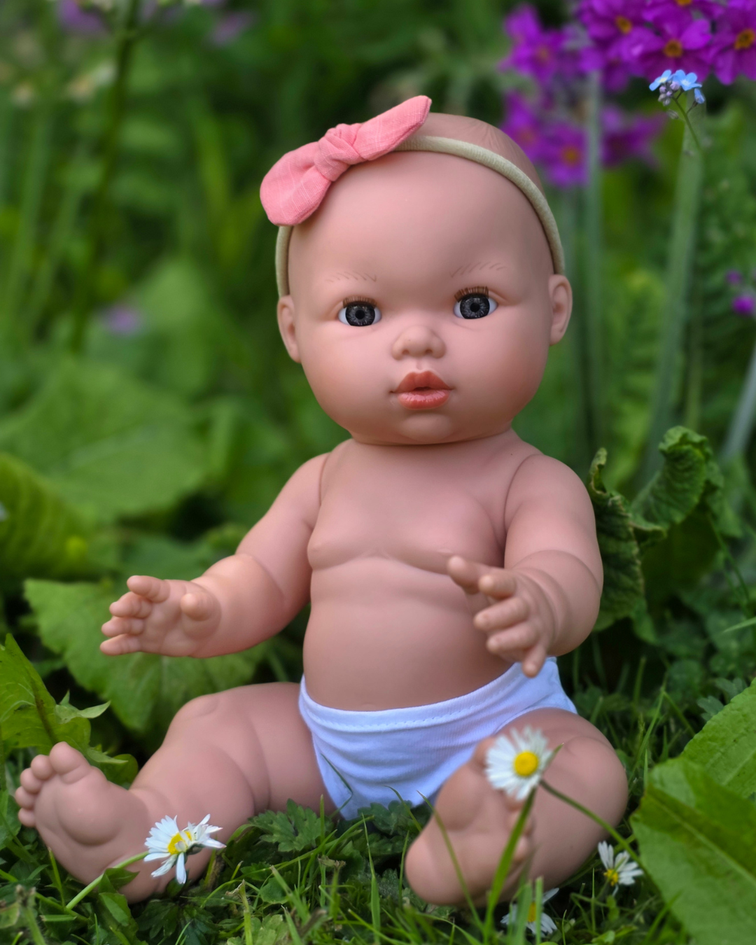 Mini Colettos, Mila (Baby Girl, without Hair and Blue Eyes)