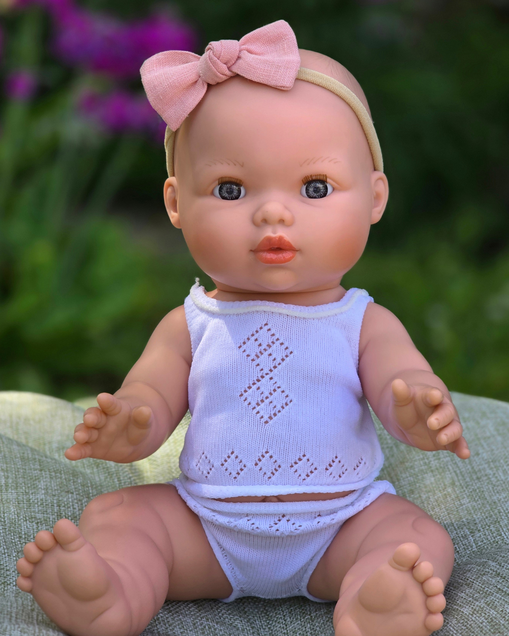 Mini Colettos, Mila (Baby Girl, without Hair and Blue Eyes)