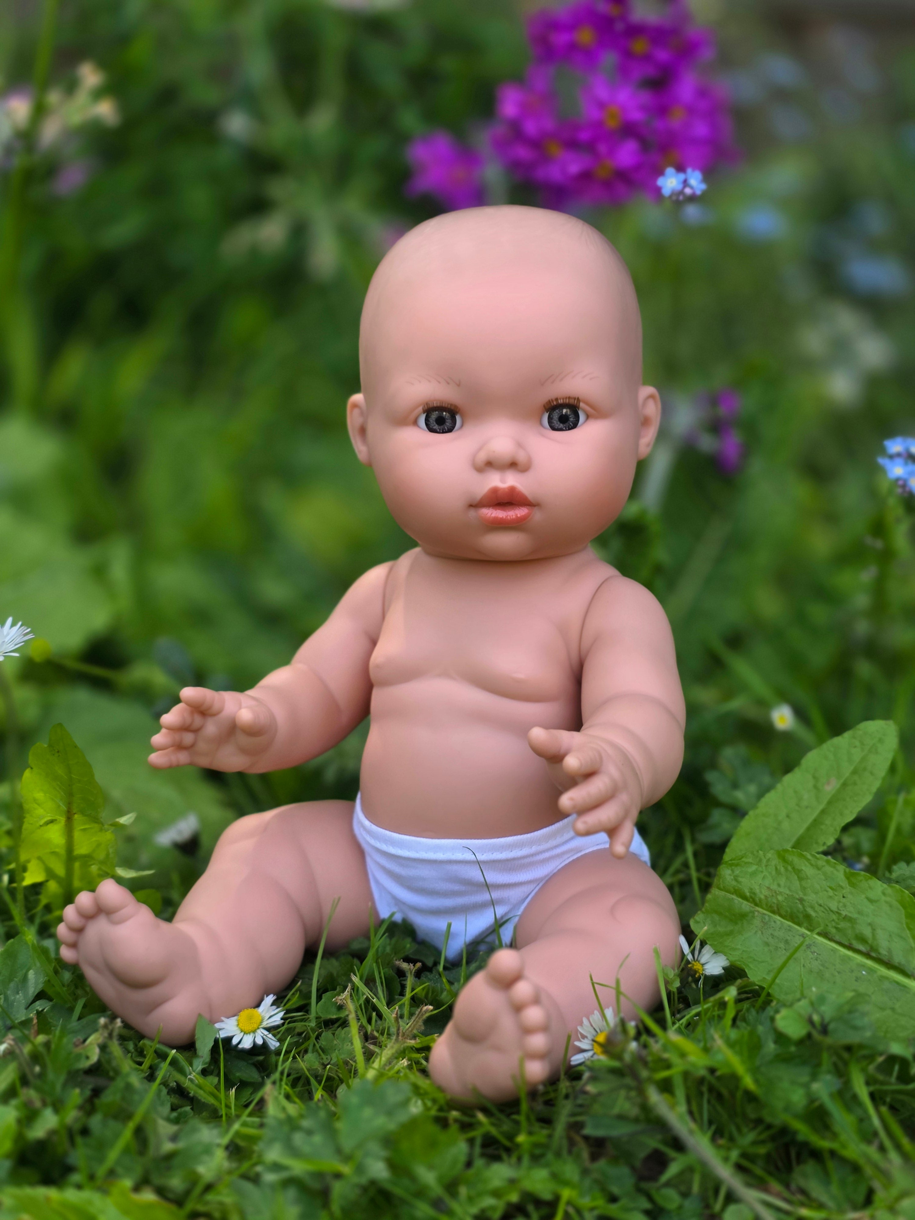 Mini Colettos, Mila (Baby Girl, without Hair and Blue Eyes)