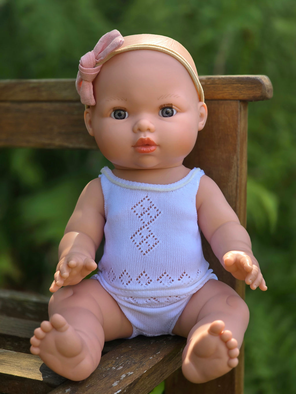 Mini Colettos, Mila (Baby Girl, without Hair and Blue Eyes)