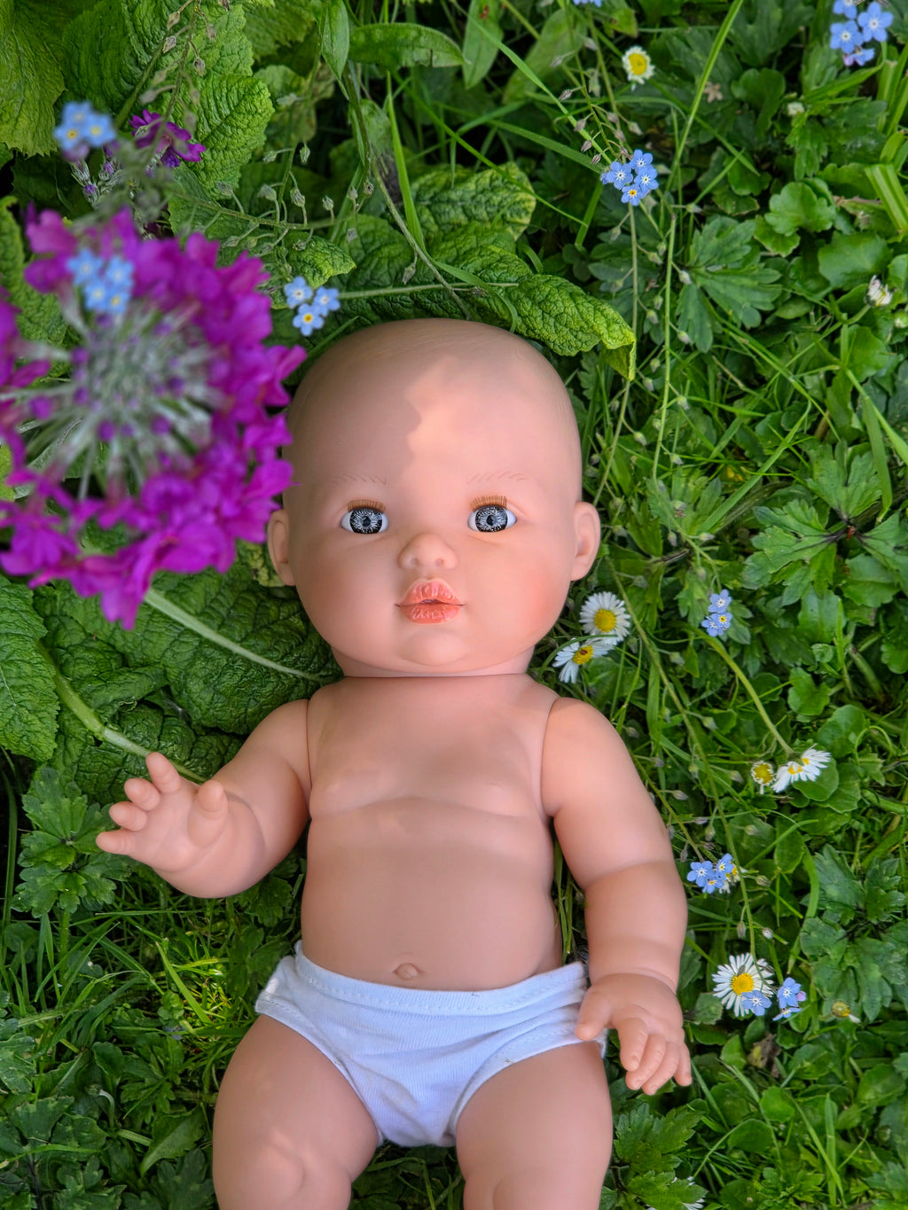 Mini Colettos, Mila (Baby Girl, without Hair and Blue Eyes)