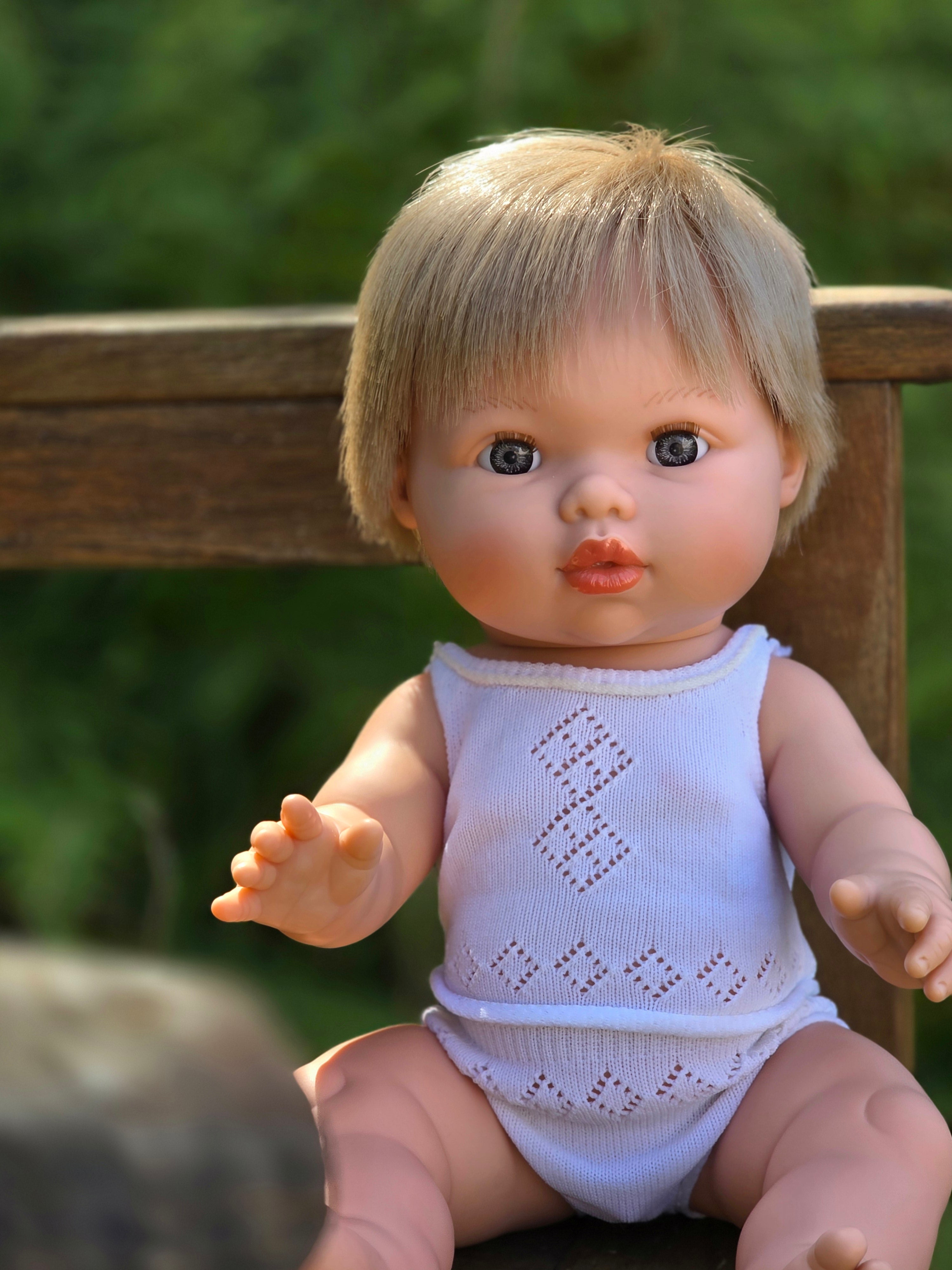 Mini Colettos, Oliver, Blonde Boy with Blue Eyes