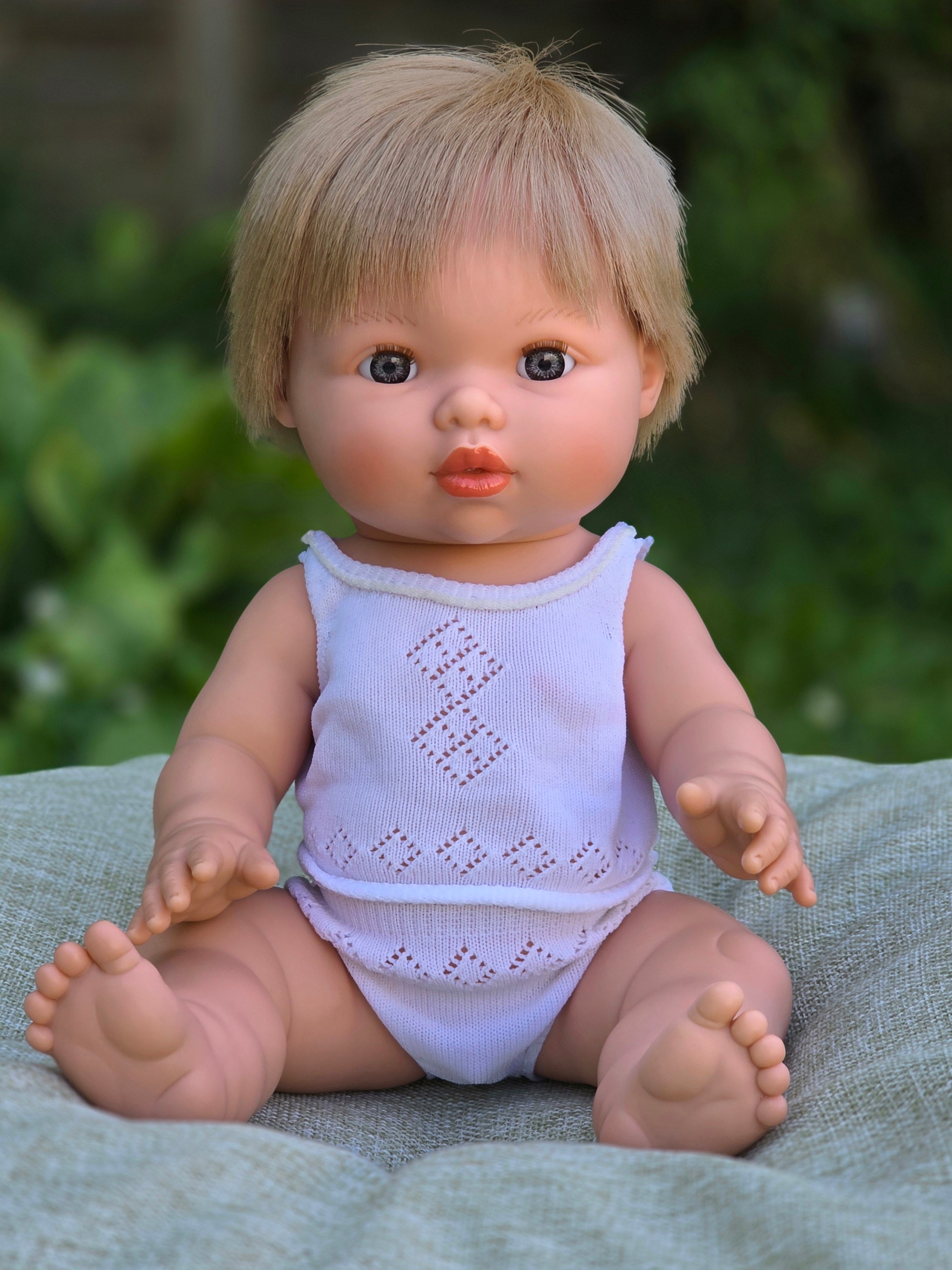 Mini Colettos, Oliver, Blonde Boy with Blue Eyes