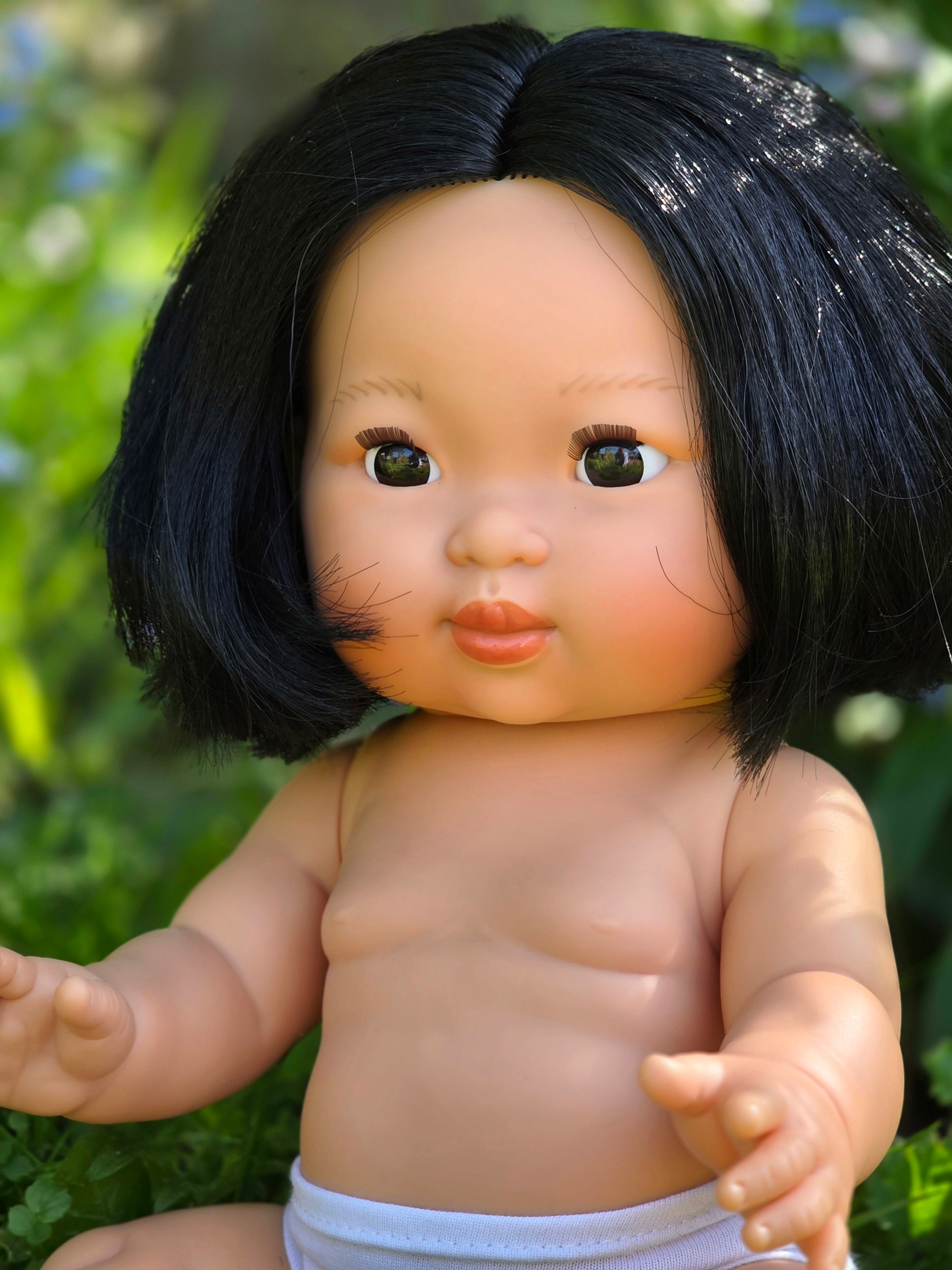 Mini Colettos, Oshin (Asian Girl Doll with Dark Eyes)