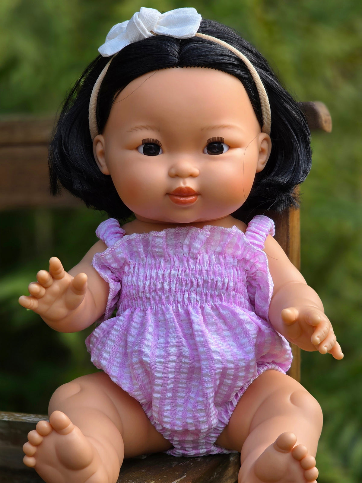 Ellory Designs, Agnes Smock Romper – Pink Gingham