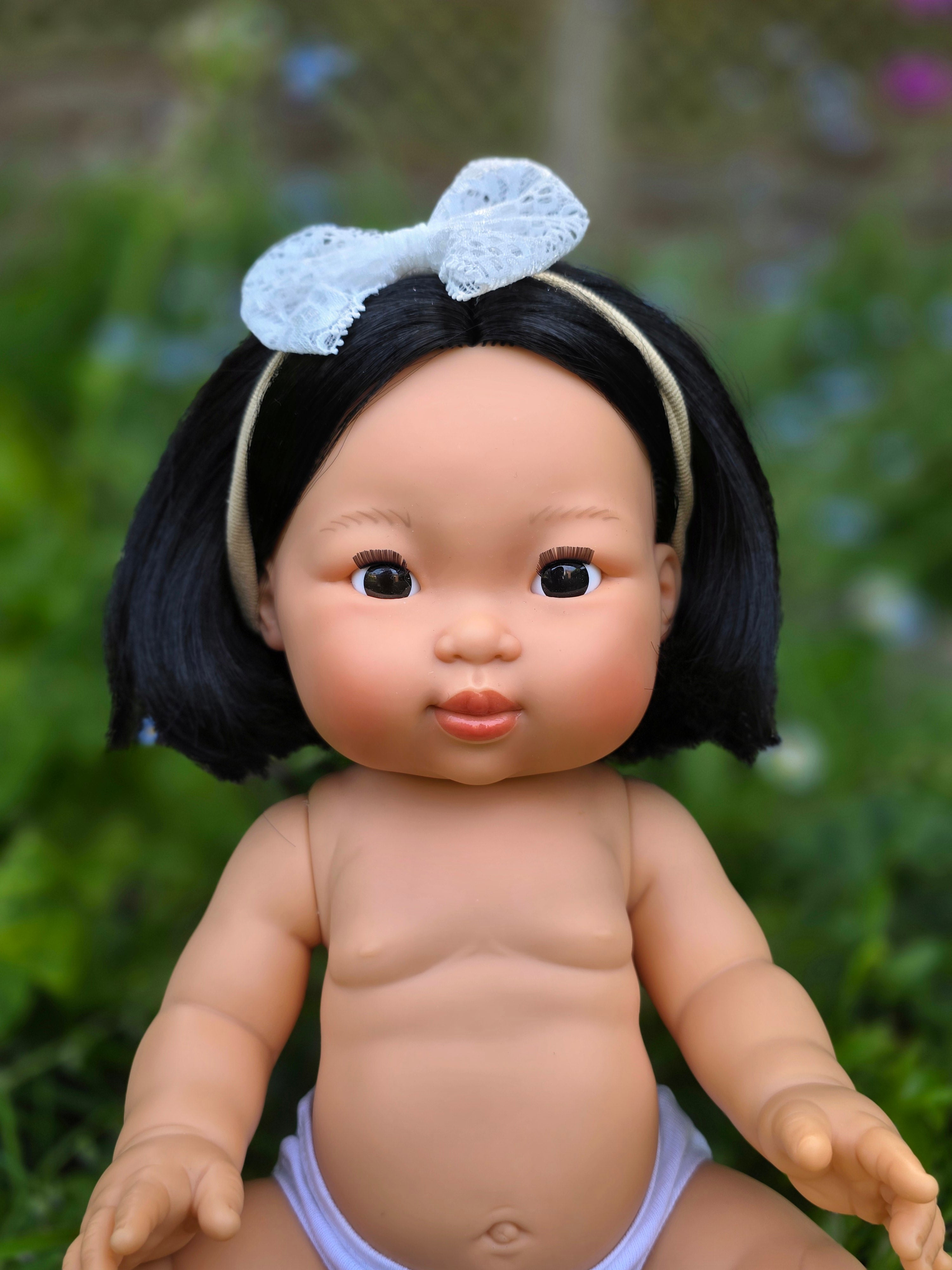 Mini Colettos, Oshin (Asian Girl Doll with Dark Eyes)