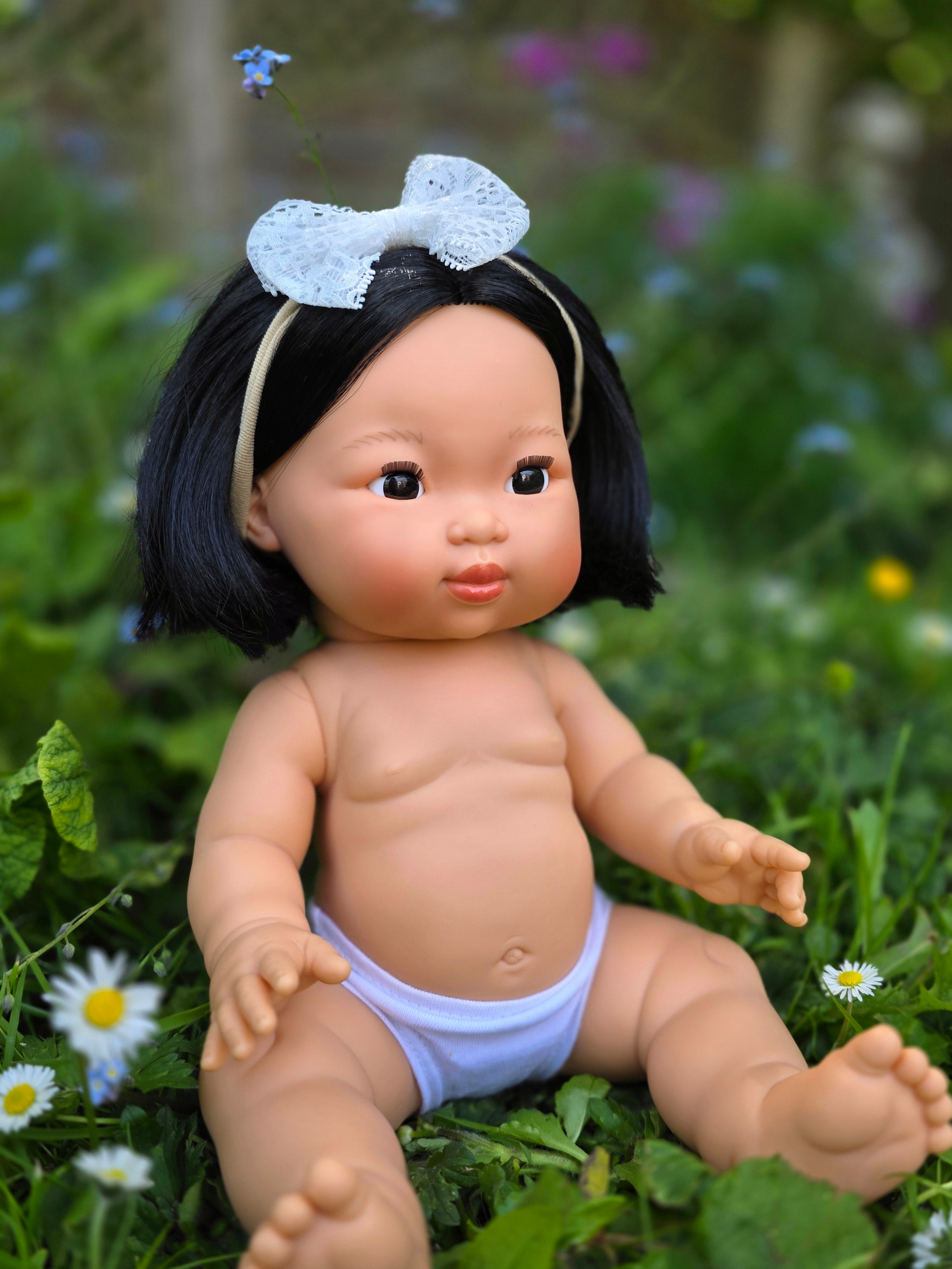 Mini Colettos, Oshin (Asian Girl Doll with Dark Eyes)
