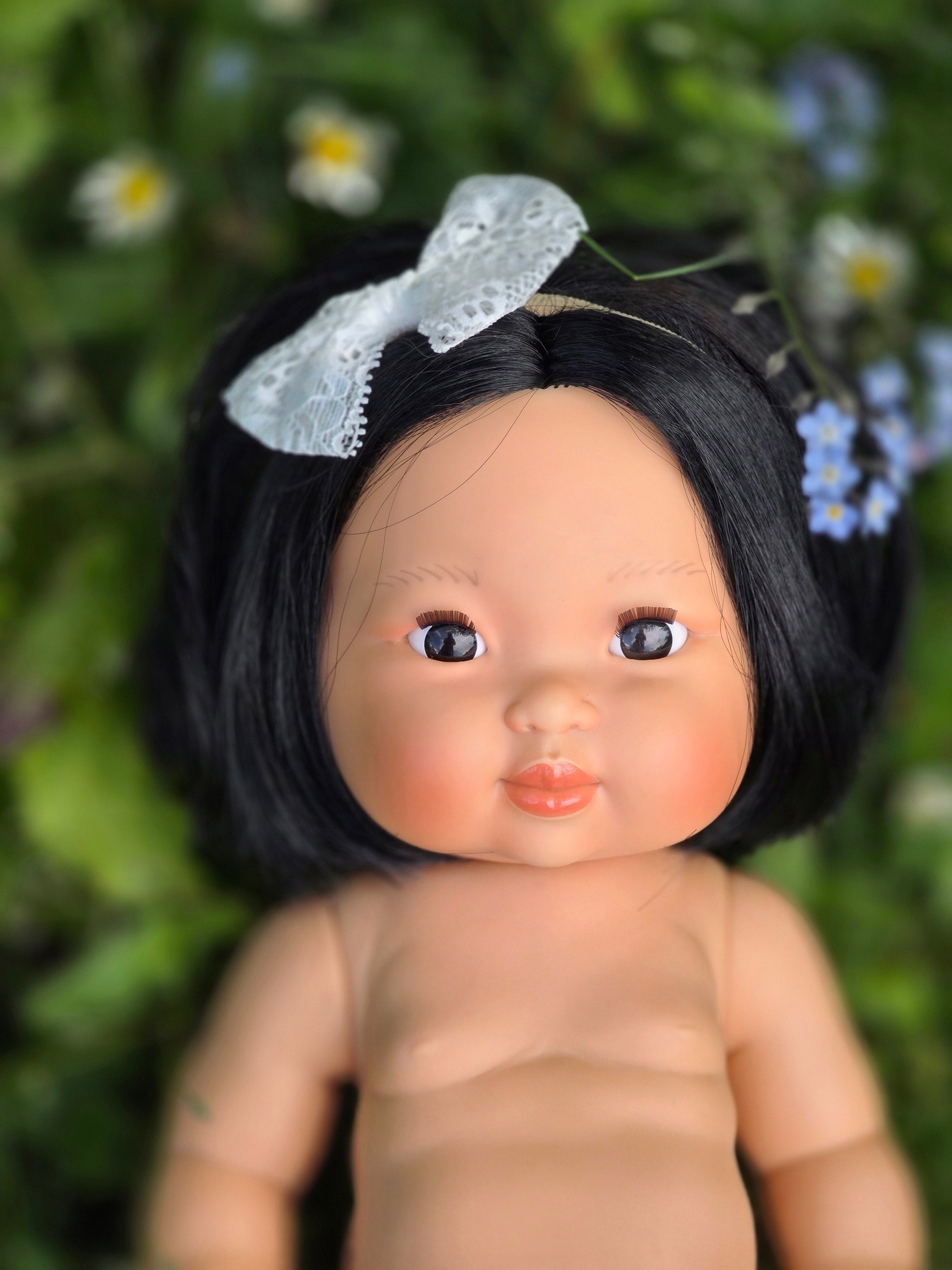 Mini Colettos, Oshin (Asian Girl Doll with Dark Eyes)