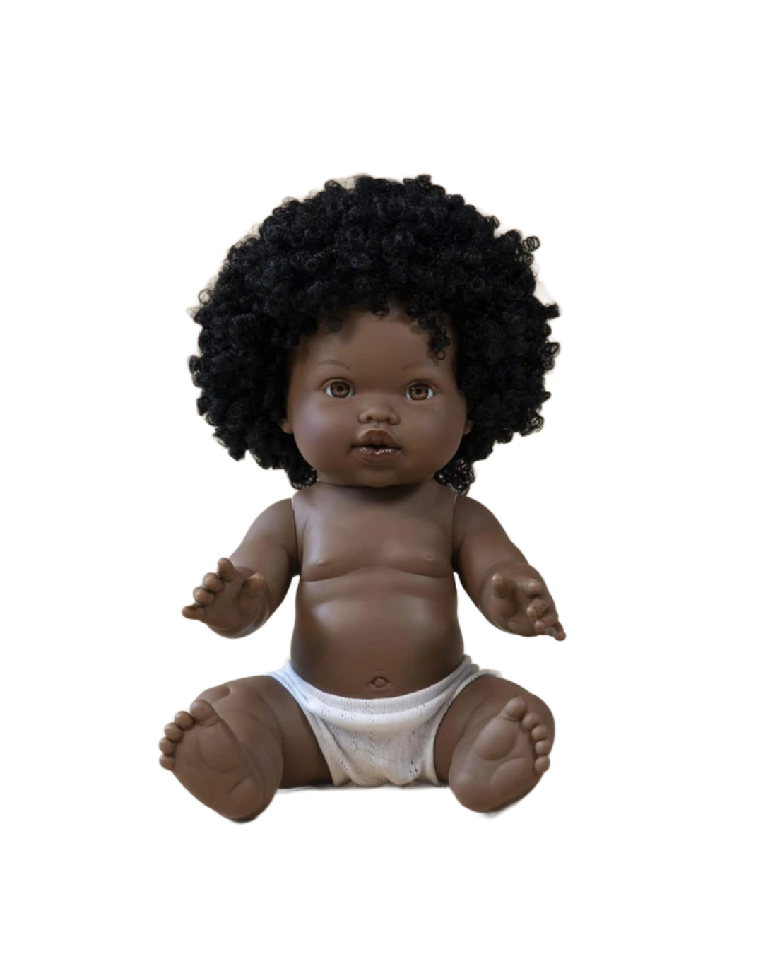 Mini Colettos, Sarah (African Girl with Brown Eyes & Curly Hair)