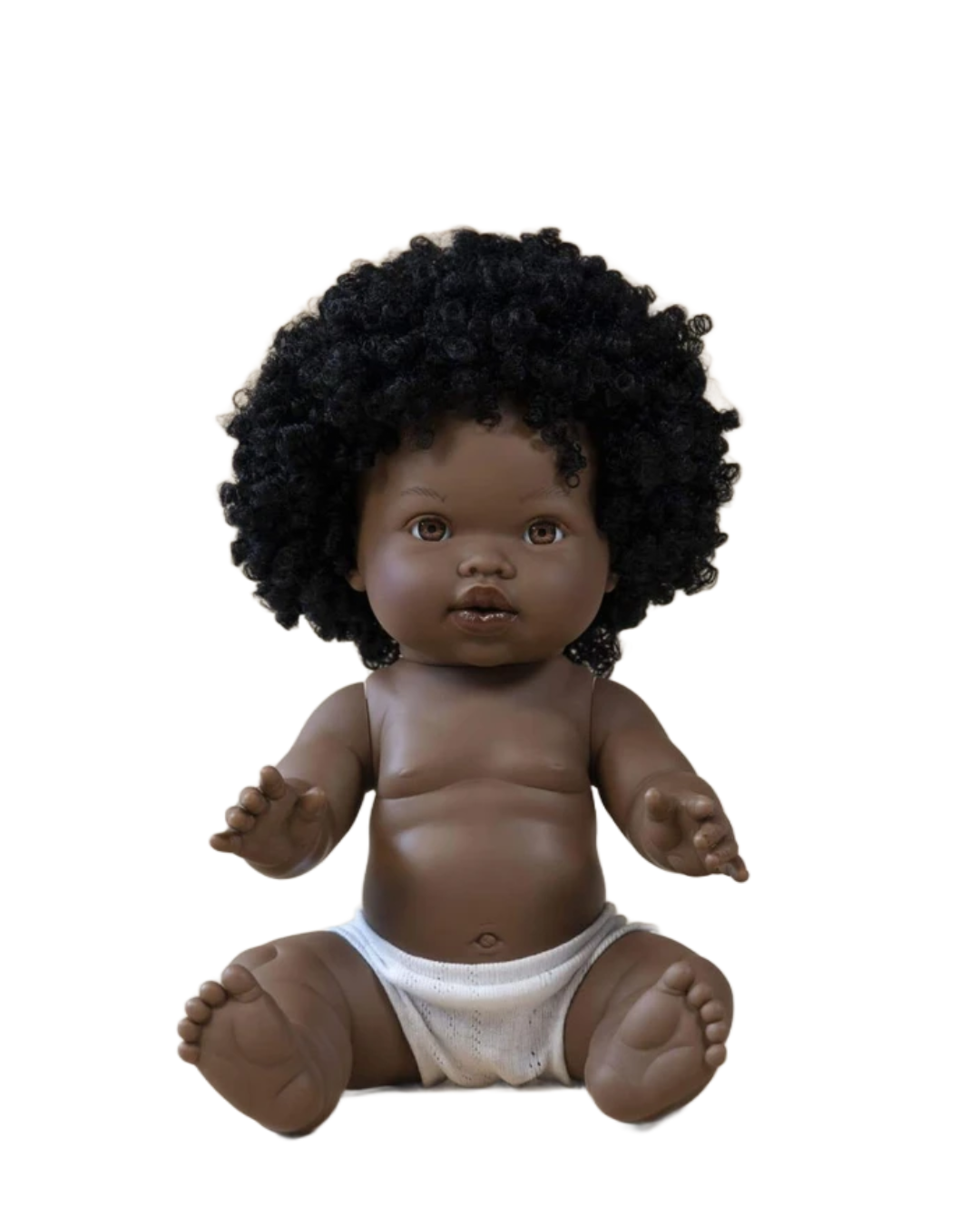 Mini Colettos, Sarah (African Girl with Brown Eyes & Curly Hair)