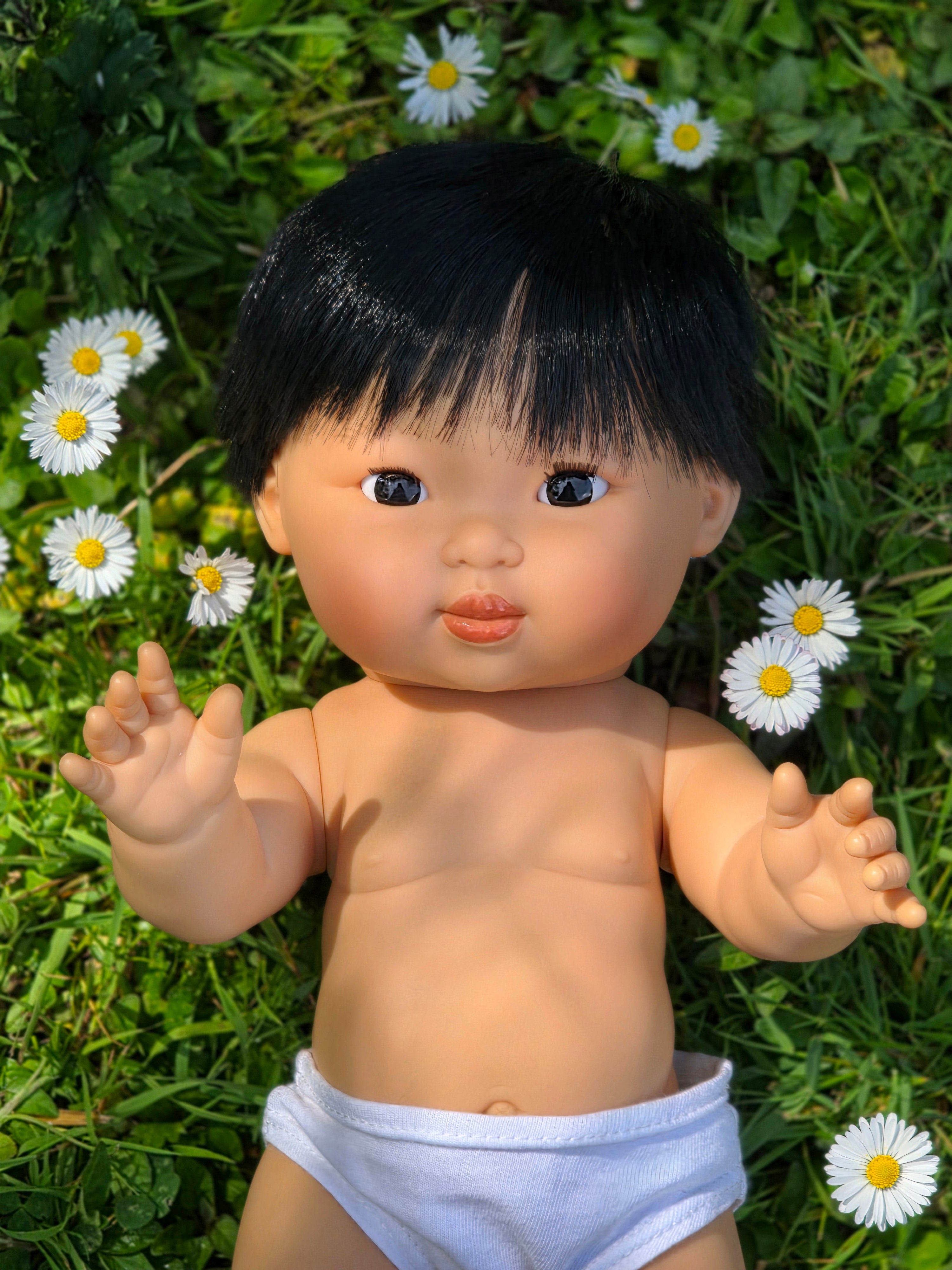 Mini Colettos, Taro (Asian Boy Doll with Dark Eyes)