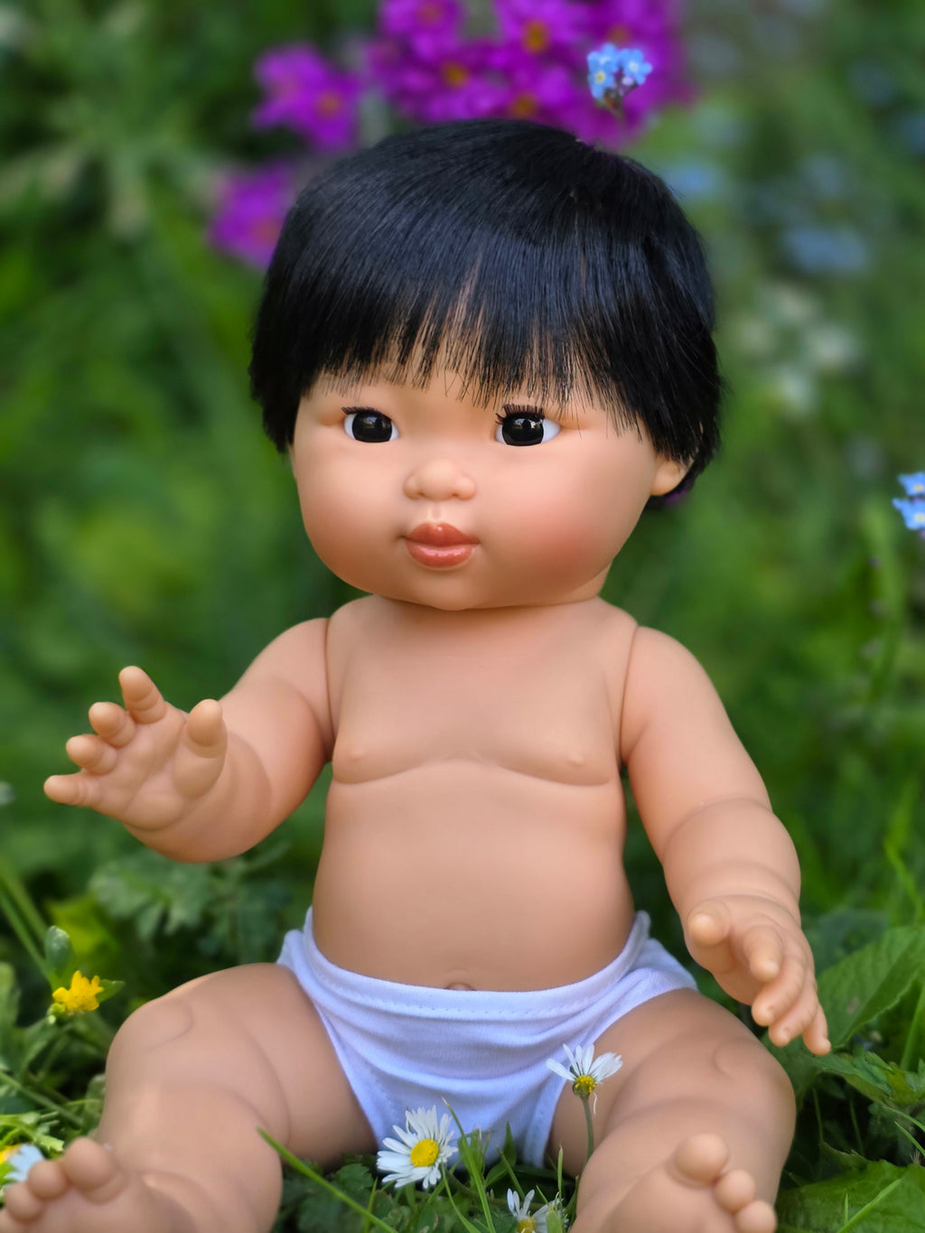 Mini Colettos, Taro (Asian Boy Doll with Dark Eyes)