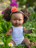 Dolls Vest and Pants Set in White