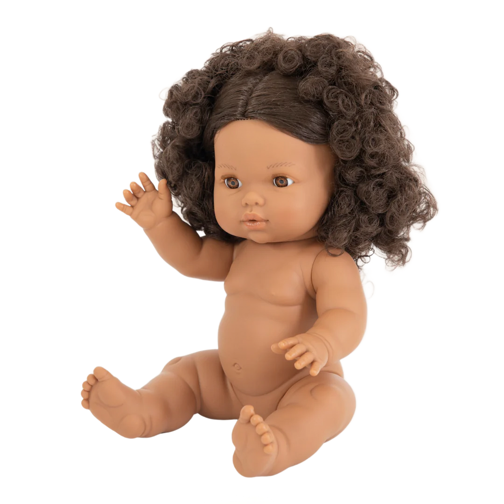 Mini Colettos, Zaara (Hispanic Girl, Brown Curly Hair and Brown Eyes)