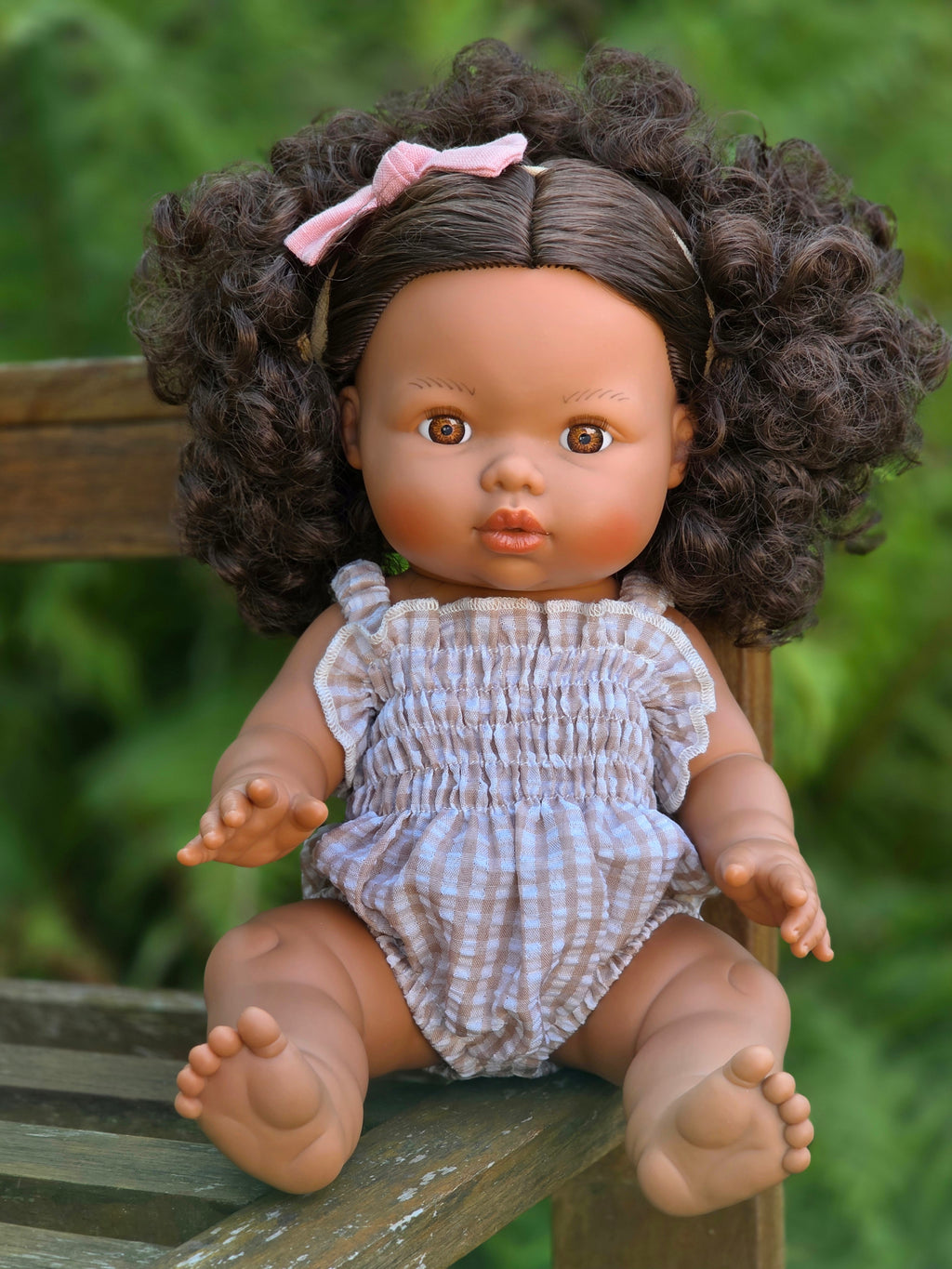 Mini Colettos, Zaara (Hispanic Girl, Brown Curly Hair and Brown Eyes)